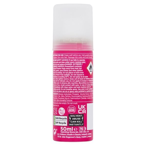 S/D DRY SHAMPOO VOLUME 50ML GOODS Superdrug   