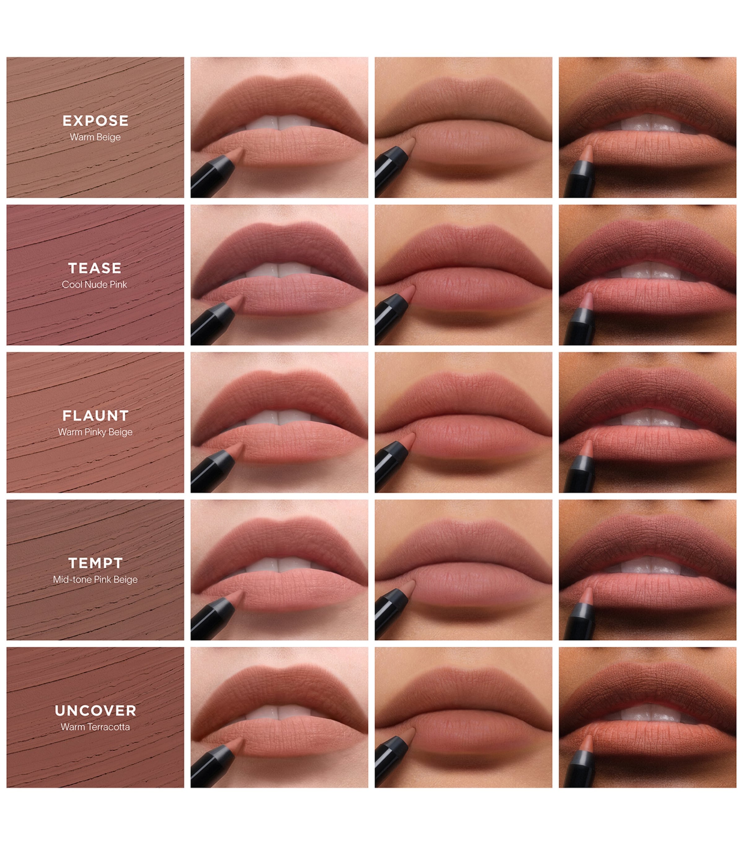 Hourglass Shape and Sculpt Lip Liner, UK version