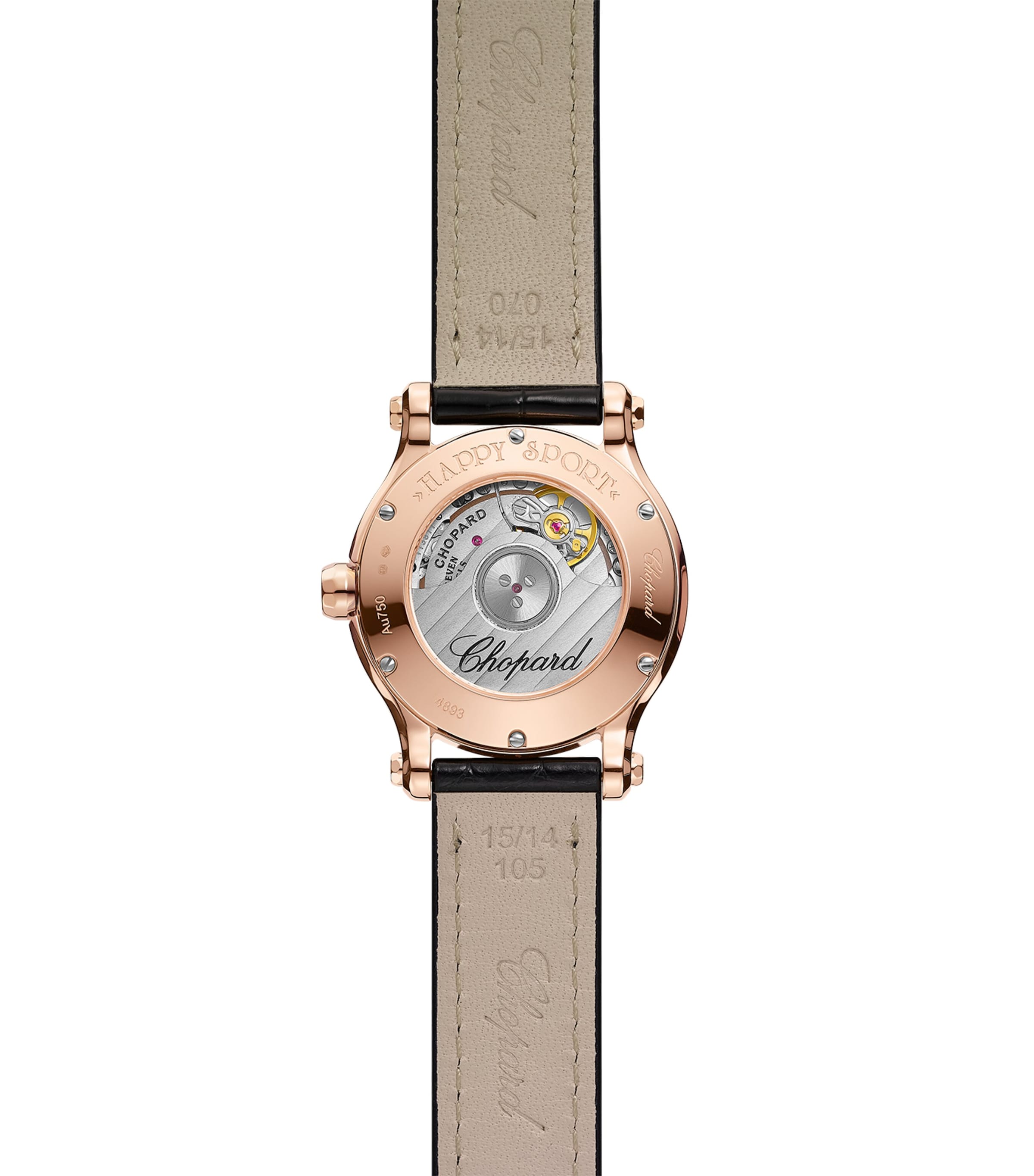 Chopard Happy Sport rose gold watch 30mm (British brand)