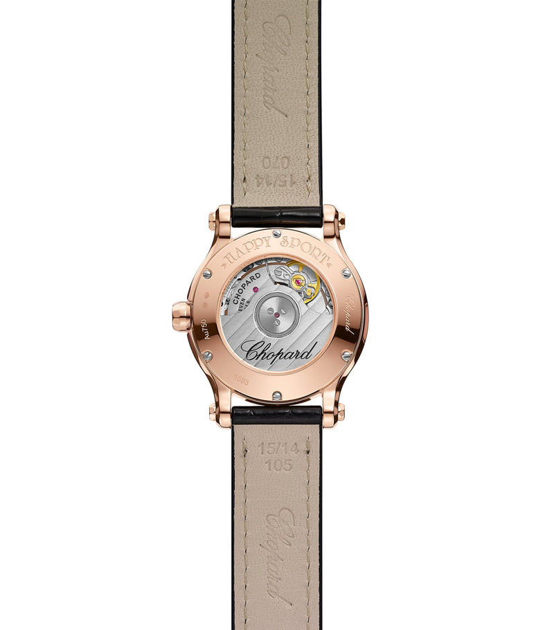 Chopard Happy Sport rose gold watch 30mm (British brand)