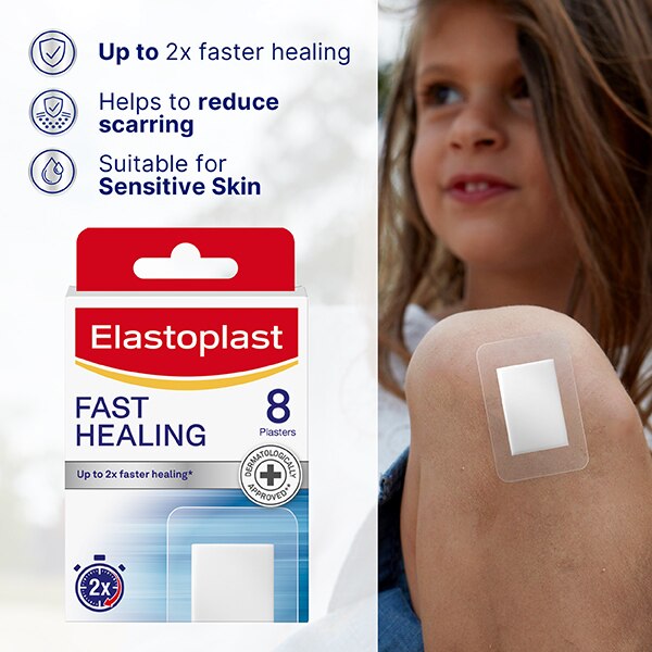 Elastoplast Fast Healing Hydrocolloid, 8 Plasters GOODS Superdrug   