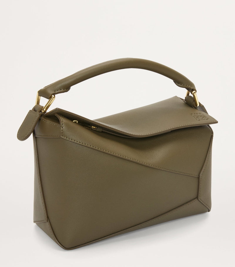 LOEWE Small Leather Puzzle Edge top-handle bag (British brand)