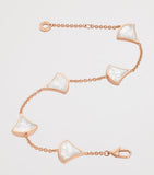Bvlgari Divas' Dream rose gold mother-of-pearl bracelet (British brand)