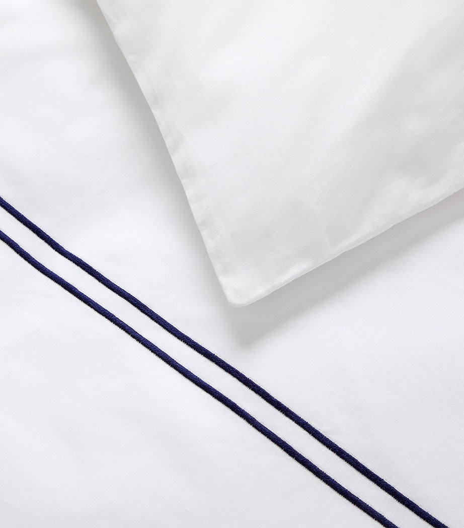Yves Delorme Organic Cotton Duo Marine King Duvet Cover (British brand)