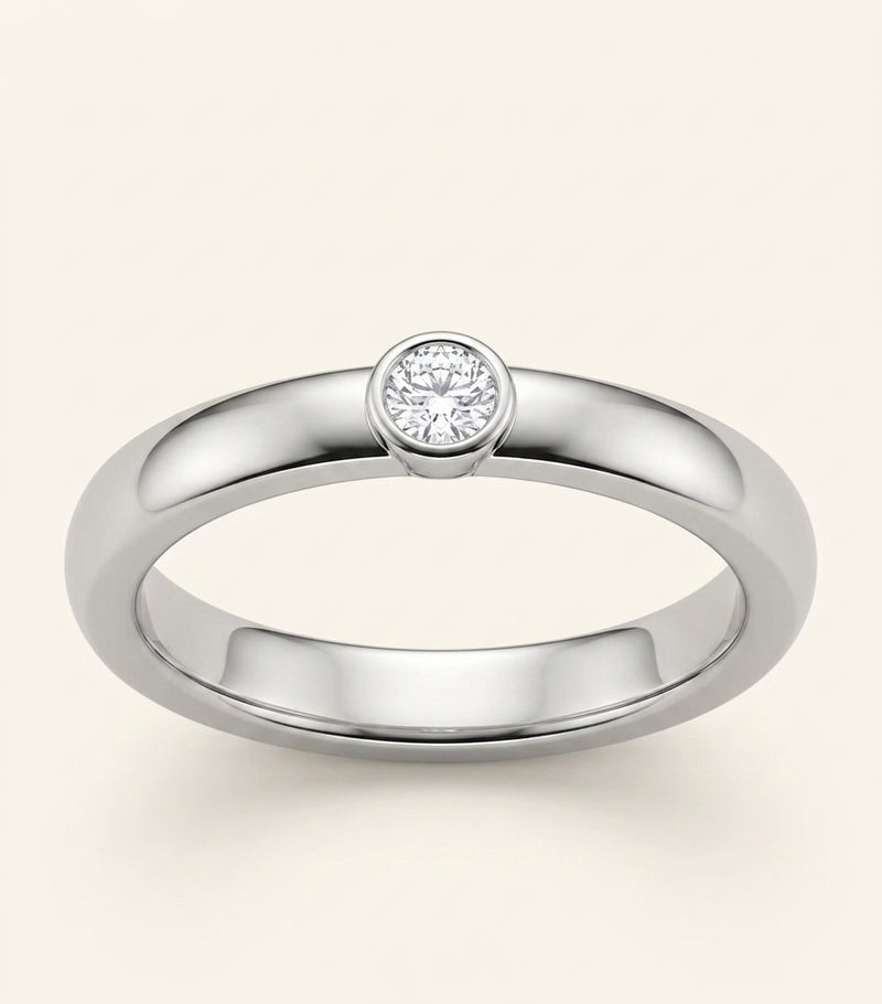 Cartier white gold and diamond LOVE ring 5.5mm - British product
