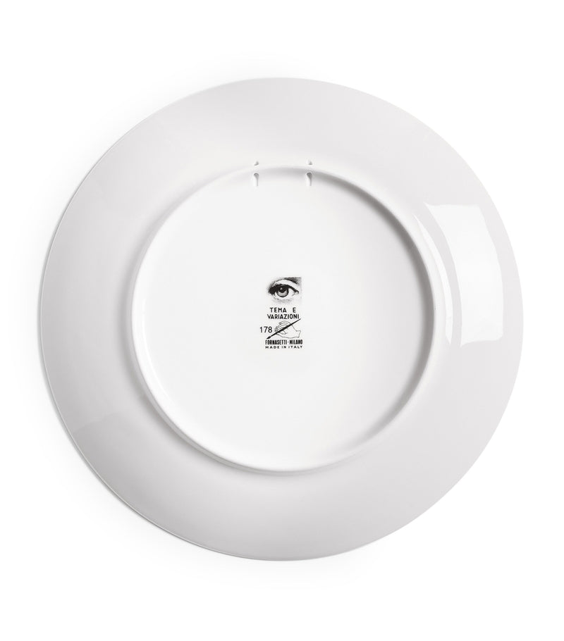 Fornasetti wall plate Tema e Variazioni No. 178 26cm - British product
