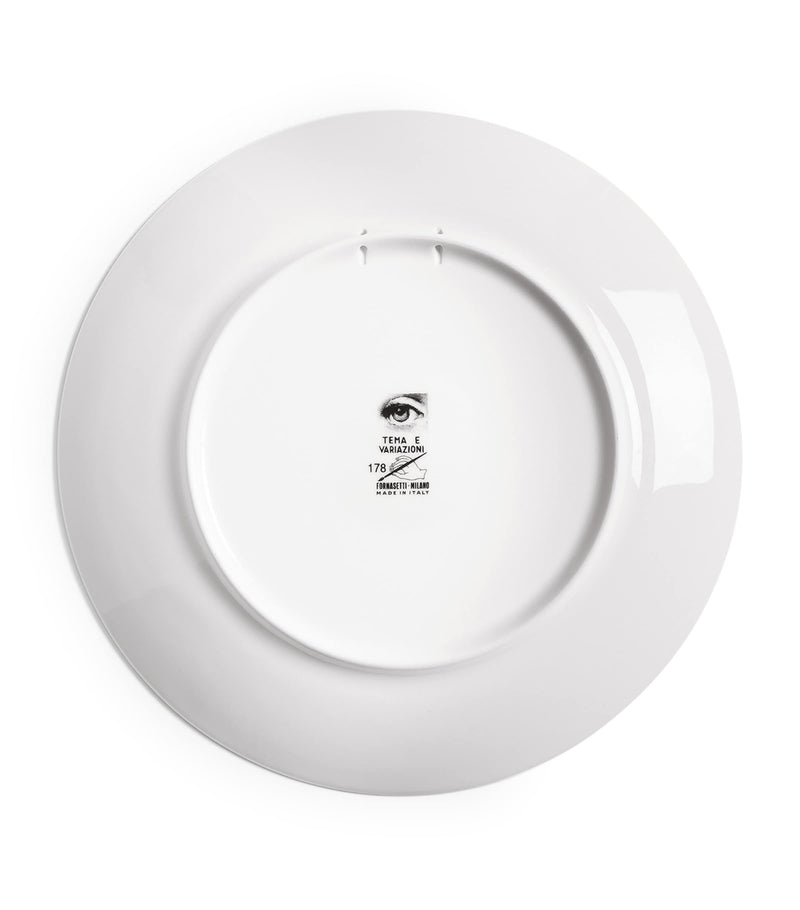 Fornasetti wall plate Tema e Variazioni No. 178 26cm - British product