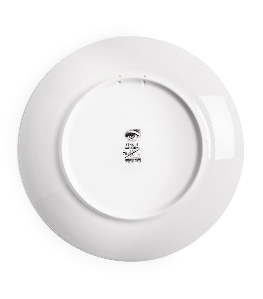 Fornasetti wall plate Tema e Variazioni No. 178 26cm - British product