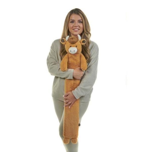 Aroma Home Highland Cow long hot water bottle, imported from the UK