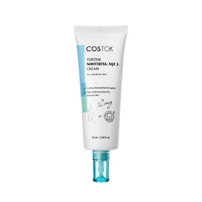 Superdrug COSTOK TokTok Soothing Aqua Cream Sensitive Skin Moisturiser - Kjøp online hos McGrocer