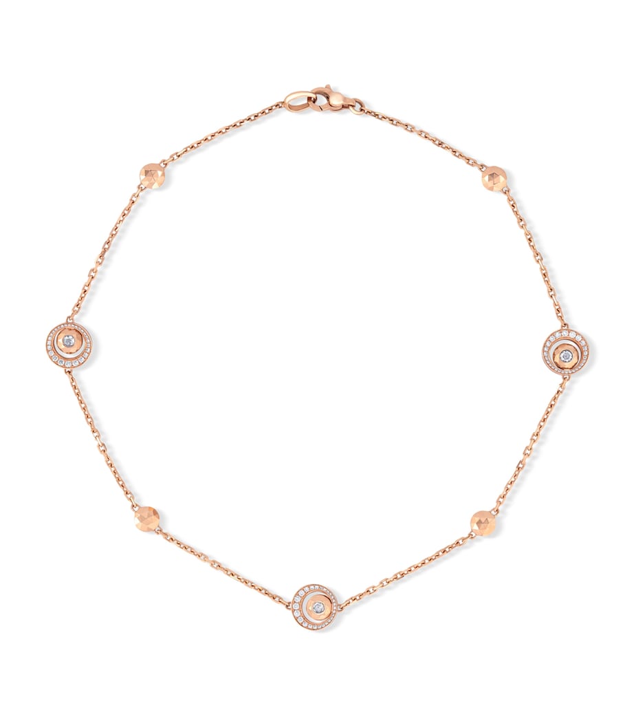 David Morris rose gold chain necklace (British brand)