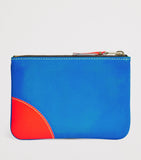 Comme des Garçons Super Fluo small leather pouch - British product