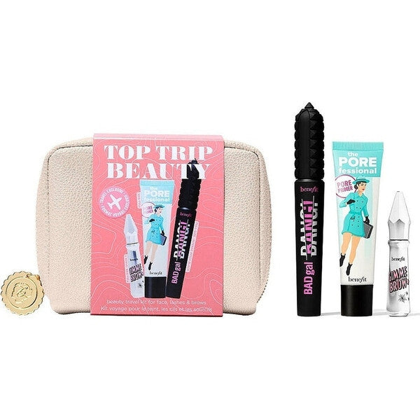Benefit Top Trip set with primer, mascara, brow - British product