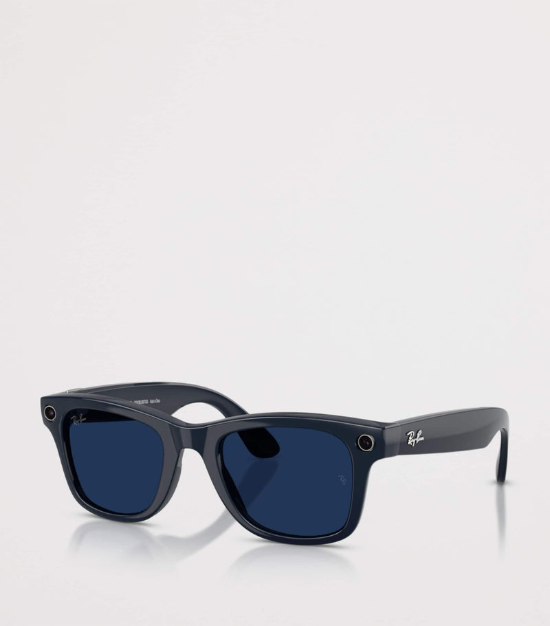 Ray-Ban Meta Wayfarer AI sunglasses with camera and speakers, imported from the UK