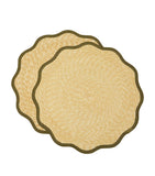 La Doublej cloud-shaped straw placemats 41cm, UK version