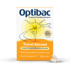 Optibac Travel Abroad probiotic capsules 20 capsules, UK version