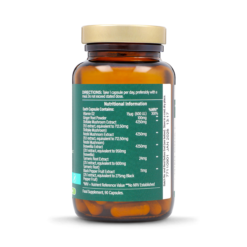 Holland & Barrett turmeric complex 90 capsules, imported from the UK