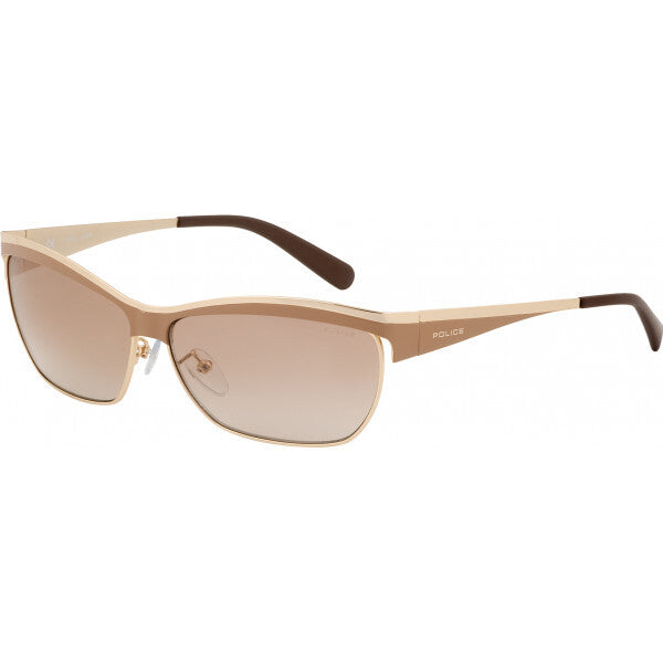 Police S8764 brown sunglasses metal frame 62, imported from the UK