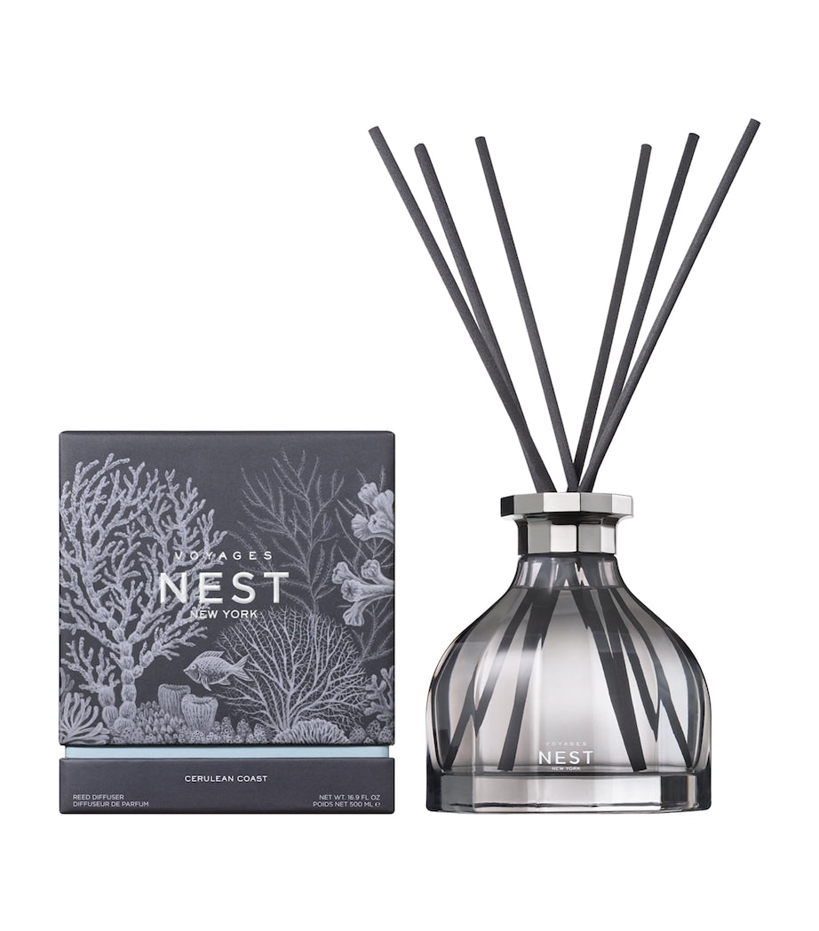 NEST New York Cerulean Coast reed diffuser 500ml, imported from the UK