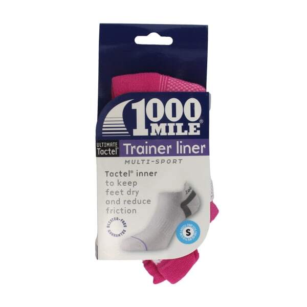 1000 Mile Tactel trainer double layer socks - British product