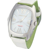 Chronotech green men's watch with leather strap, imported from the UK