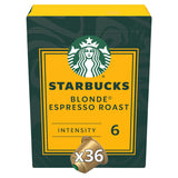 Starbucks Blonde Espresso Roast 36 Aluminium Capsules 188g GOODS ASDA   