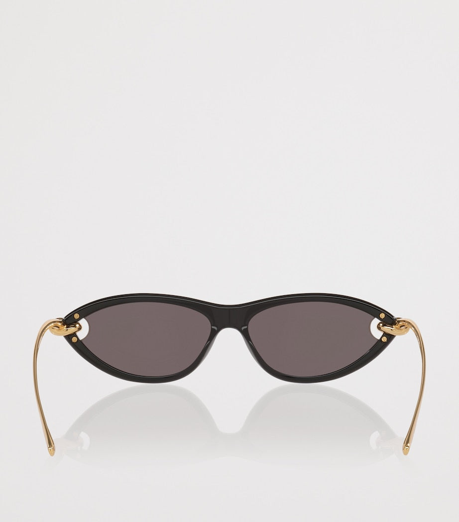Bottega Veneta cat eye sunglasses acetate frame, imported from the UK