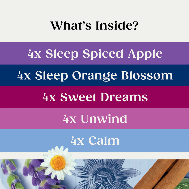 Twinings Superblends Wind Down Herbal Tea Collection 20 Tea Bags (British brand)