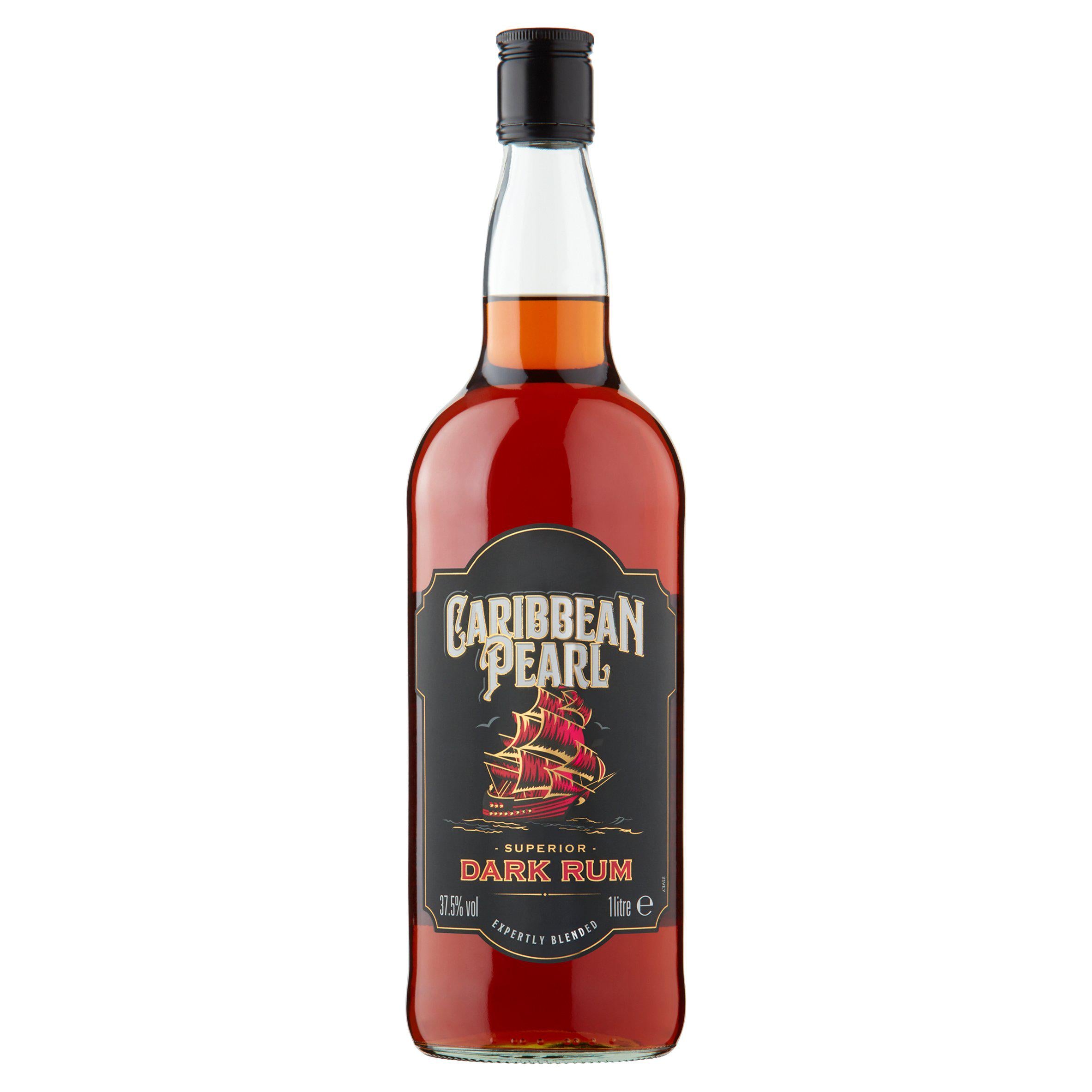 Sainsbury's Caribbean Pearl Superior Dark Rum 1 Litre GOODS Sainsburys   