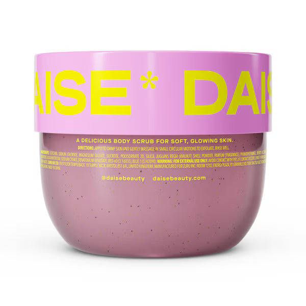 Daise cherry glow body scrub 510g container - British product