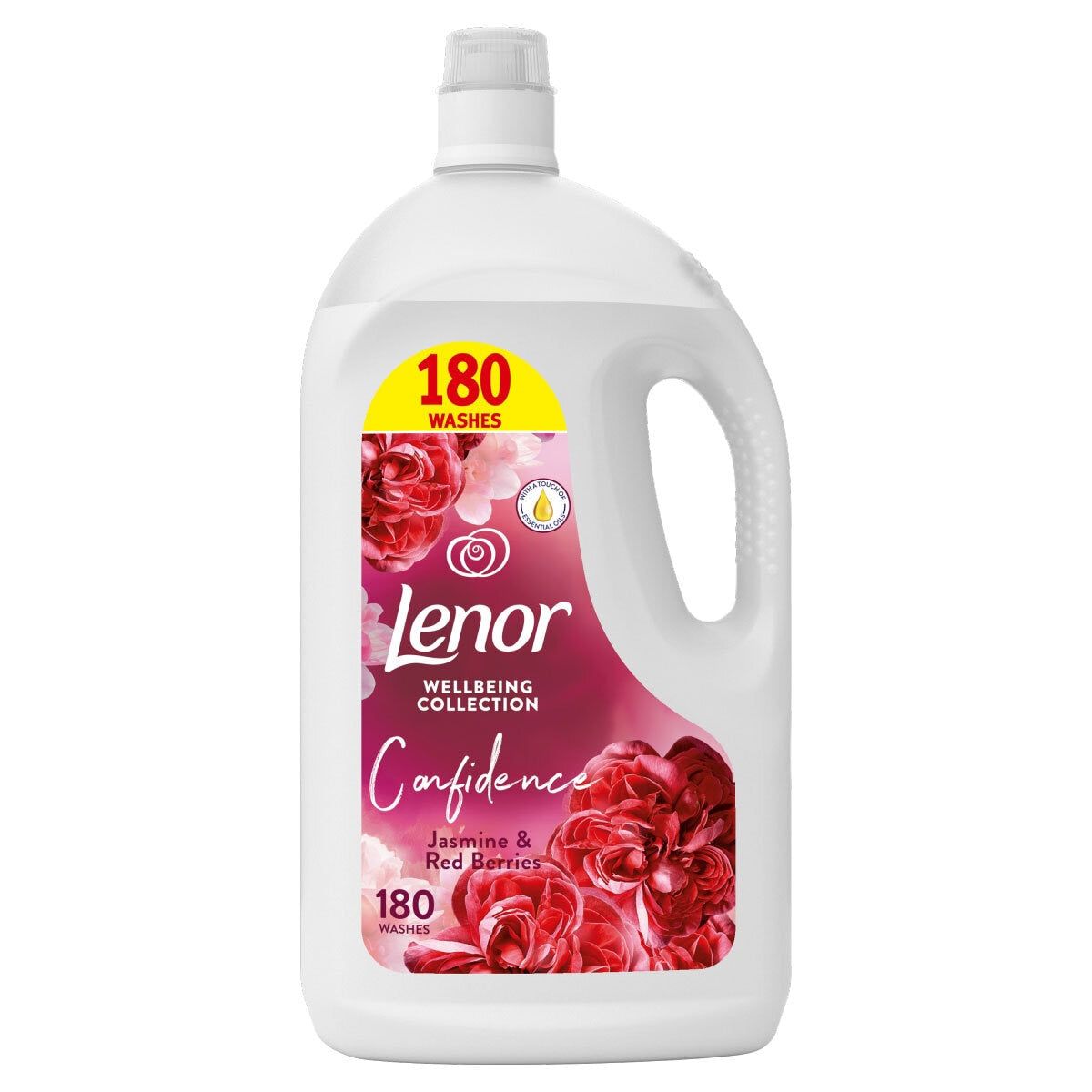 Lenor Wellbeing Collection Jasmine & Red Berries Fabric Conditioner, 3.6L (180 Wash) General Household Costco UK