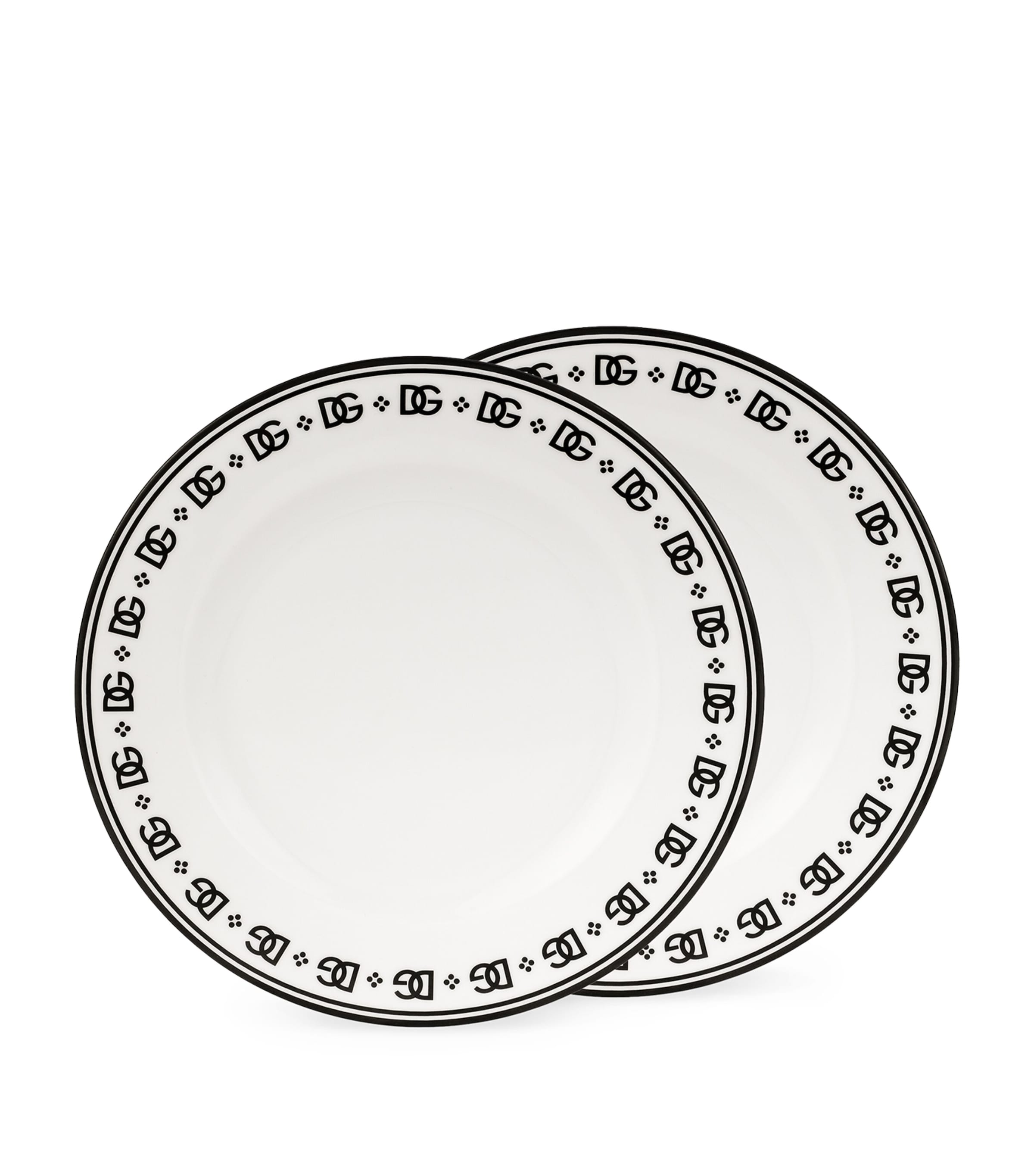 Dolce&Gabbana Casa DG logo dinner plates 26.5cm - British product