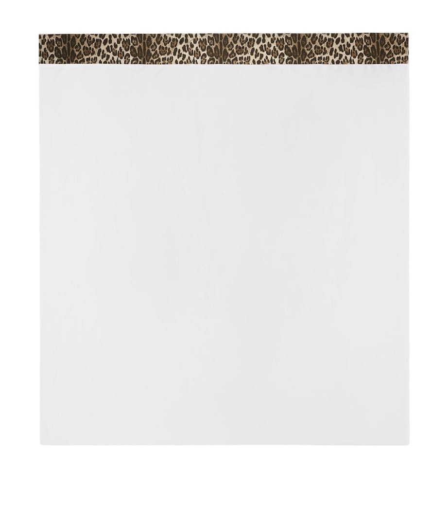 Dolce&Gabbana Casa leopard print king flat sheet 260cm x 280cm - British product