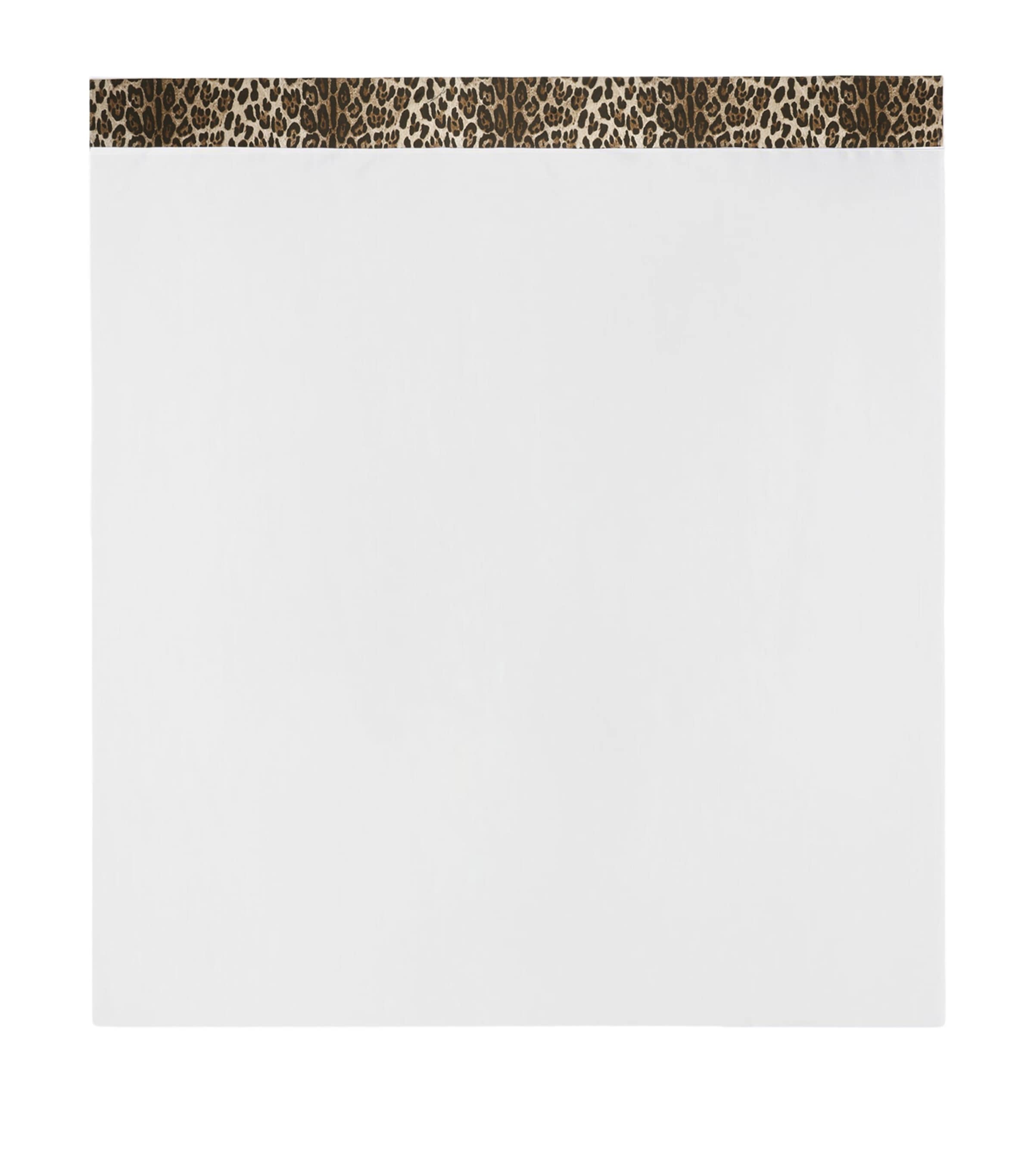 Dolce&Gabbana Casa leopard print king flat sheet 260cm x 280cm - British product