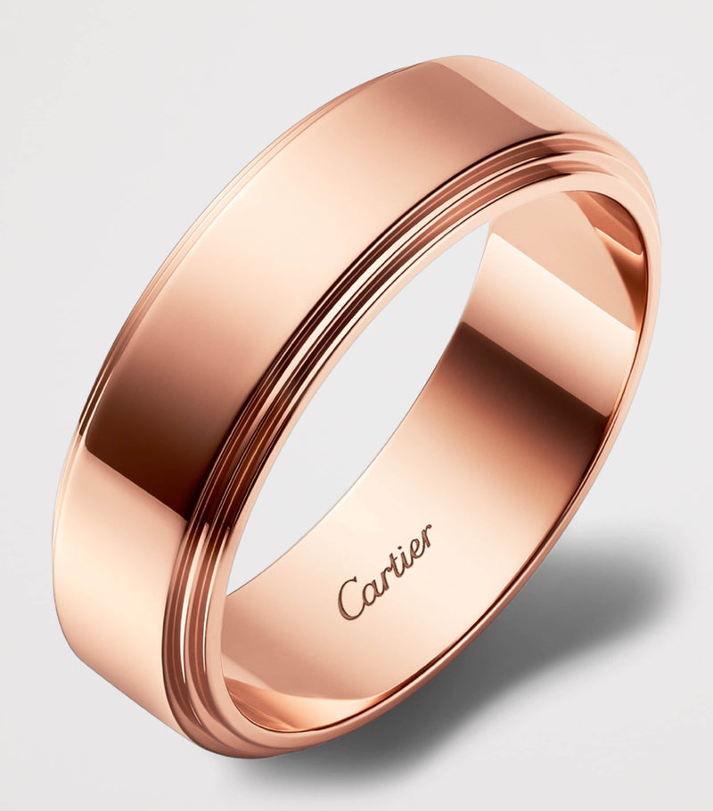 Cartier d'Amour wedding ring rose gold 18kt, imported from the UK