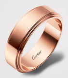 Cartier d'Amour wedding ring rose gold 18kt, imported from the UK