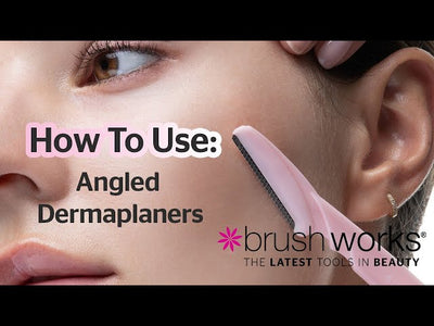 Brushworks Vinklede Dermaplaners Disponibel Ansiktsbarberhøvel Pakke med 6
