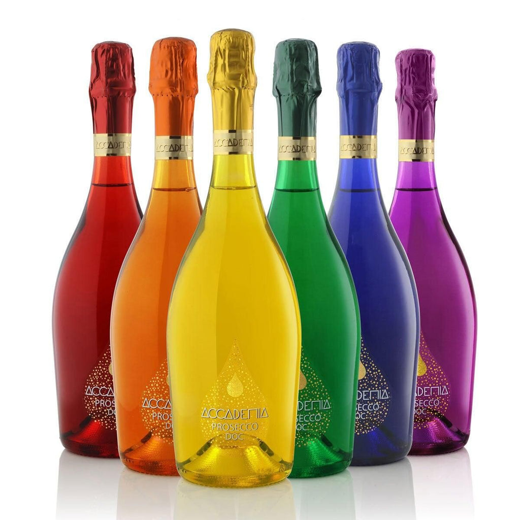 Accademia Prosecco Rainbow Edition, 6 x 75cl