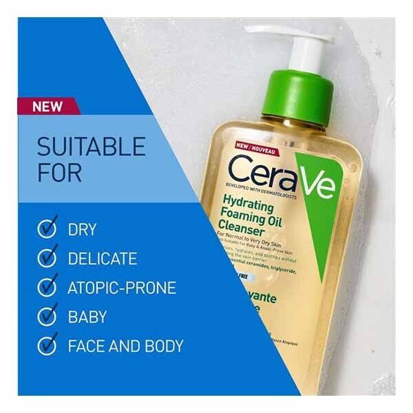 Cerave Hydrating Foaming Oil Cleanser  473Ml GOODS Superdrug   