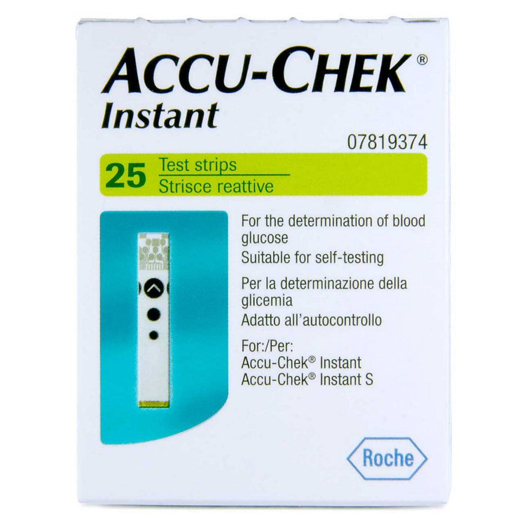 Accu-Chek® Instant Blood Glucose Test Strips - 25 Strips