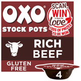 Oxo Beef with Onion & Rosemary Stock Pots x4 80g gluten free Sainsburys   