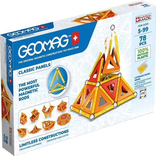 Geomag magnetic building set 78 pieces (British brand)