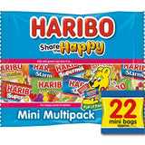 Haribo Share the Happy 22 x Mini Bags Multipack Sweets GOODS ASDA   