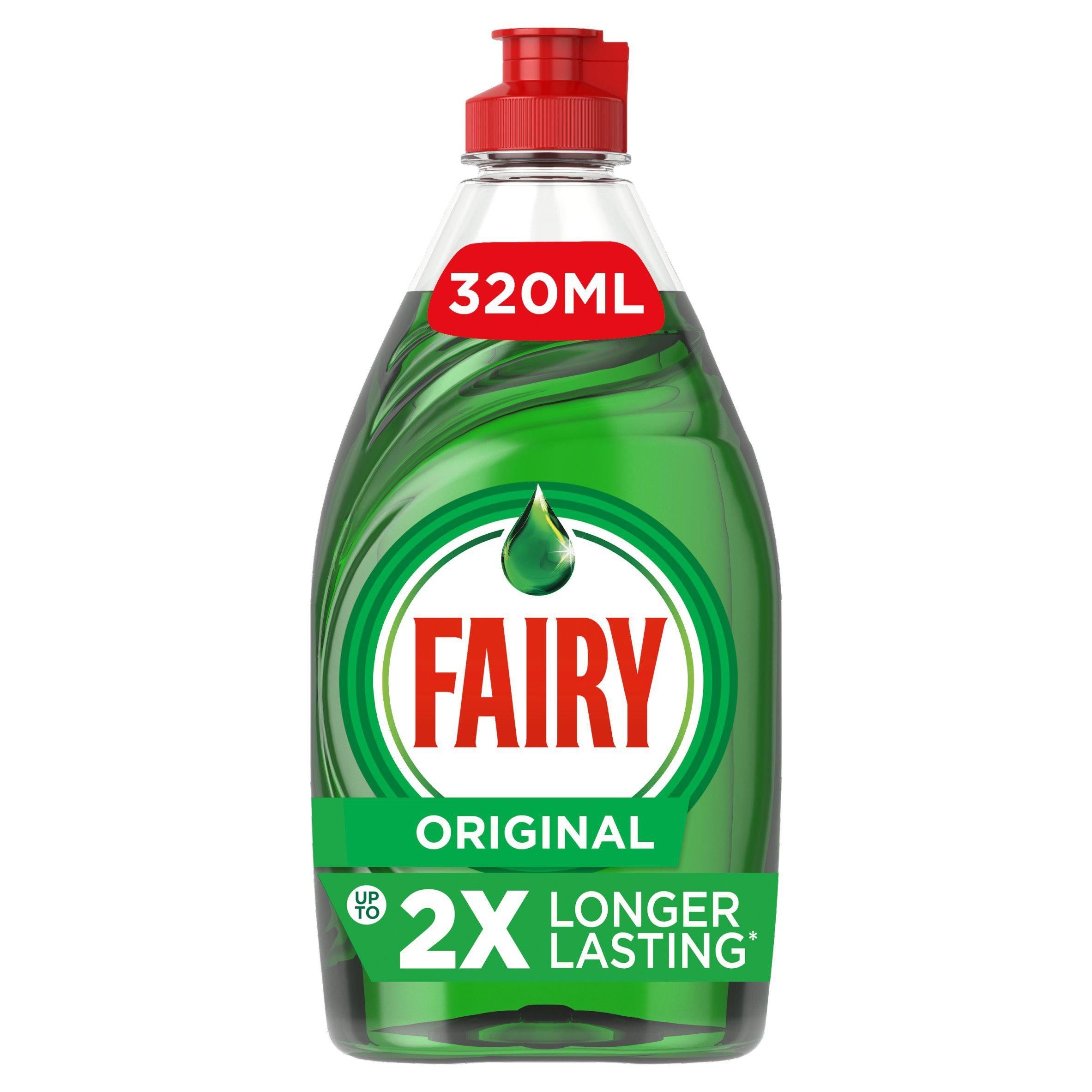 Fairy Original Green Washing Up Liquid with Lift Action 320ml GOODS Sainsburys   