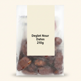 Holland & Barrett Deglet Nour Dates 210g, imported from the UK