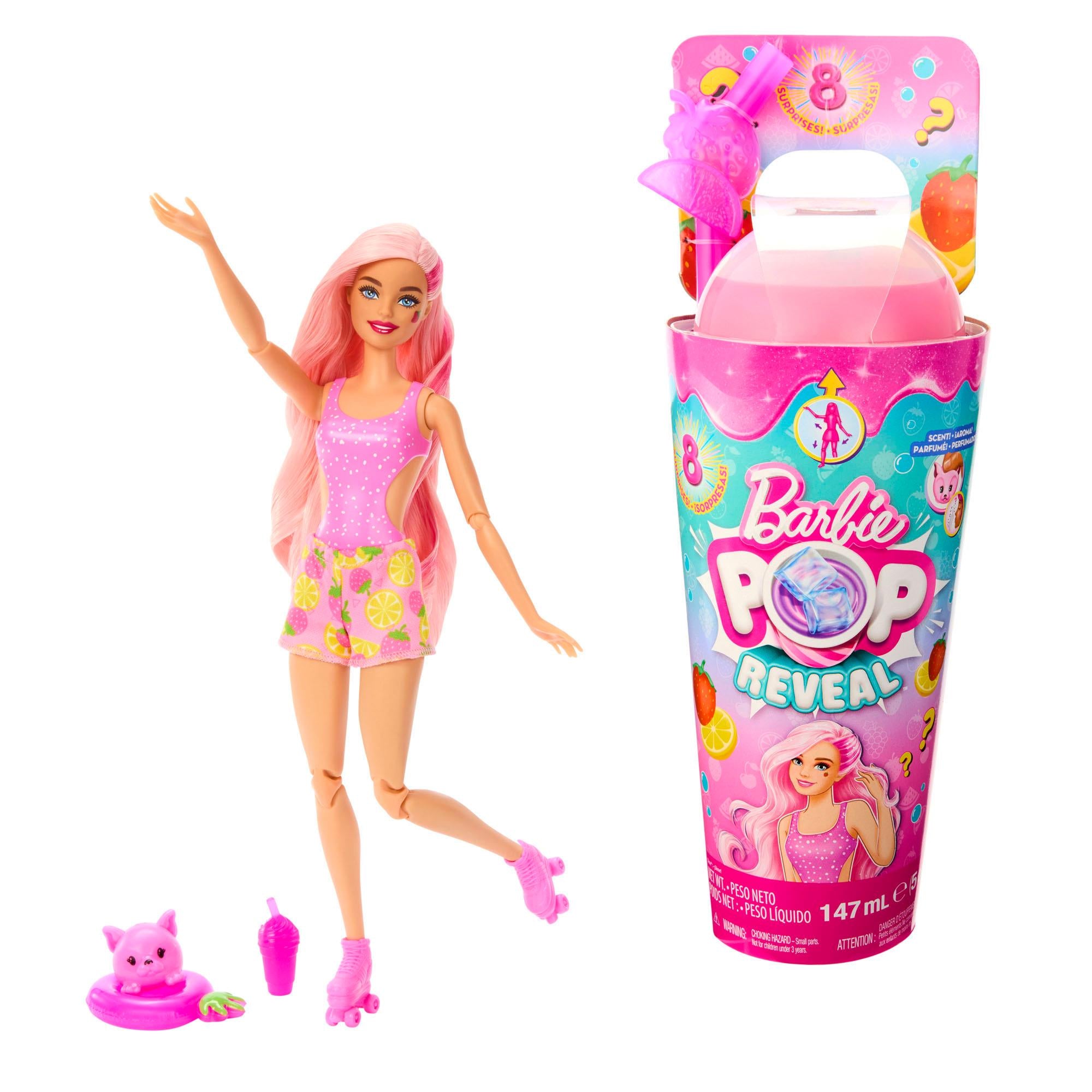 Barbie Pop Reveal Fruit Series Scented Doll & Surprise Assortment GOODS Sainsburys   