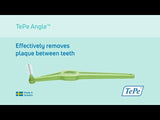 TePe Angle Interdental Brush Blue Angled Head British brand