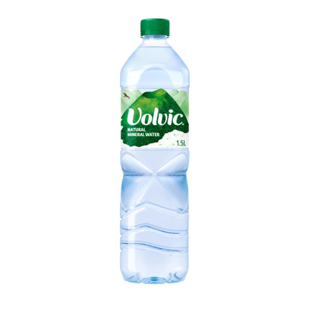 Volvic natural mineral water 1.5L bottle - British product