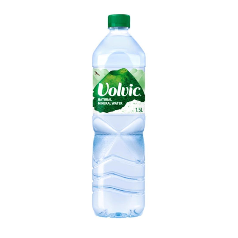 Volvic natural mineral water 1.5L bottle - British product