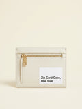 Mulberry zipped leather card holder with goat leather, imported from the UK